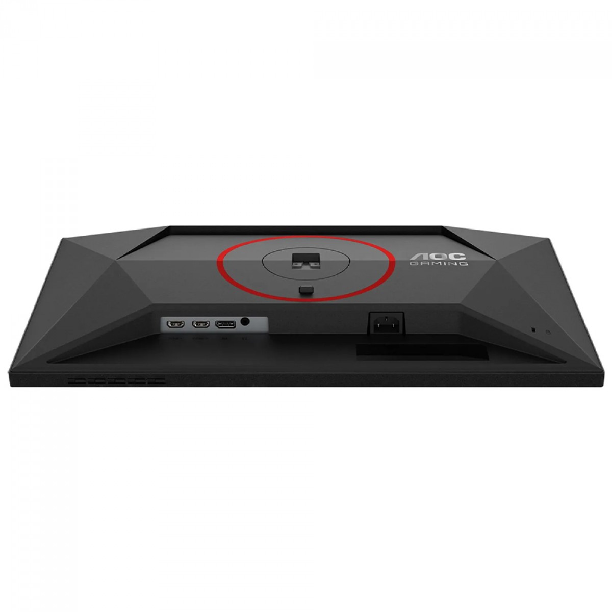 Monitor Gamer AOC 23.8 Pol, Full HD, 180Hz, 0.5ms, IPS, HDMI/DP, G-Sync, Preto, 24G4/P/57