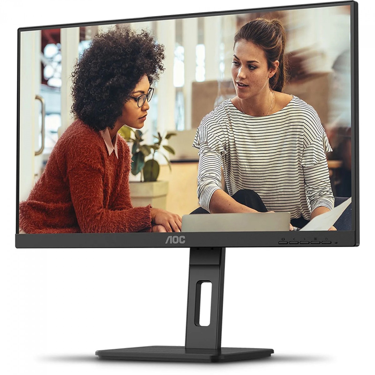 Monitor Gamer AOC 24E3QF, 23.8 Pol, Full HD, IPS, 100Hz, 4ms, Flicker Free, HDMI/DP