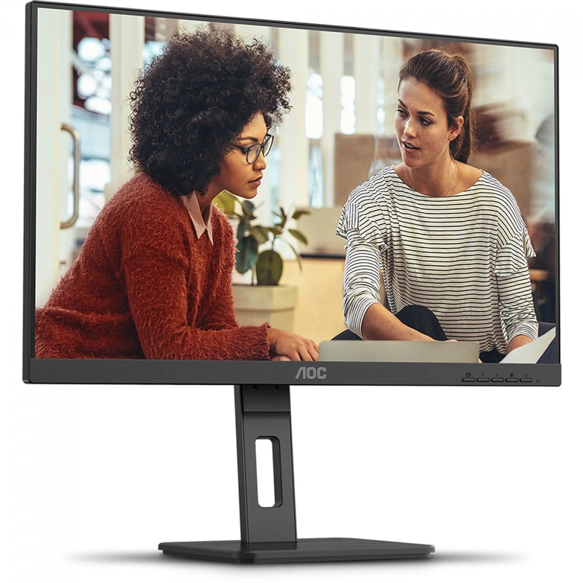Monitor Gamer AOC 24E3QF, 23.8 Pol, Full HD, IPS, 100Hz, 4ms, Flicker Free, HDMI/DP