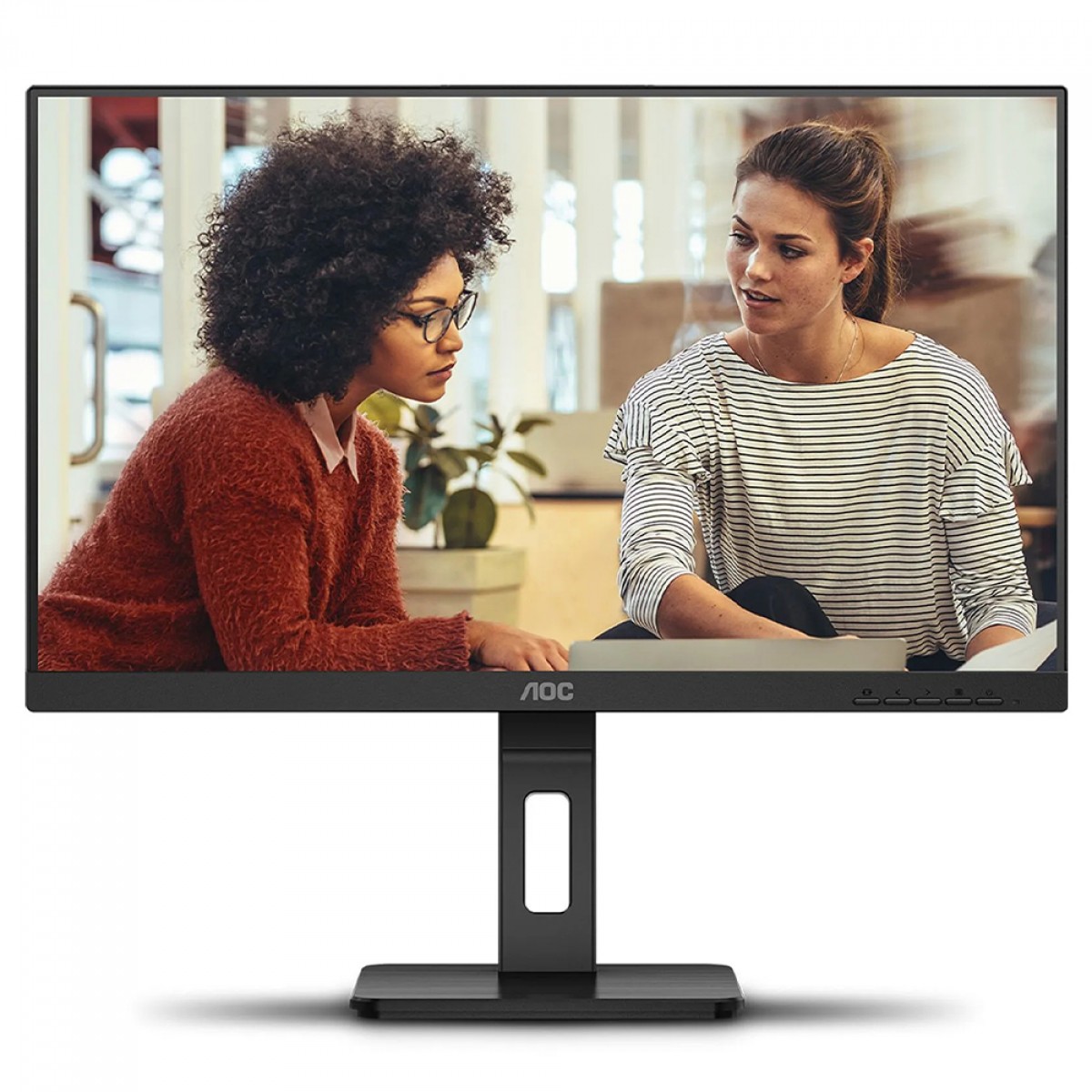 Monitor Gamer AOC 24E3QF, 23.8 Pol, Full HD, IPS, 100Hz, 4ms, Flicker Free, HDMI/DP