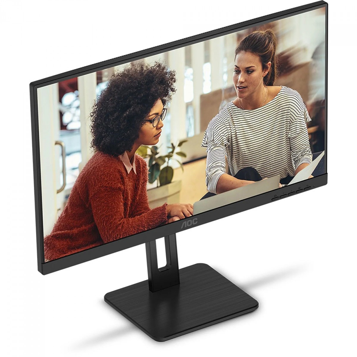 Monitor Gamer AOC 24E3QF, 23.8 Pol, Full HD, IPS, 100Hz, 4ms, Flicker Free, HDMI/DP