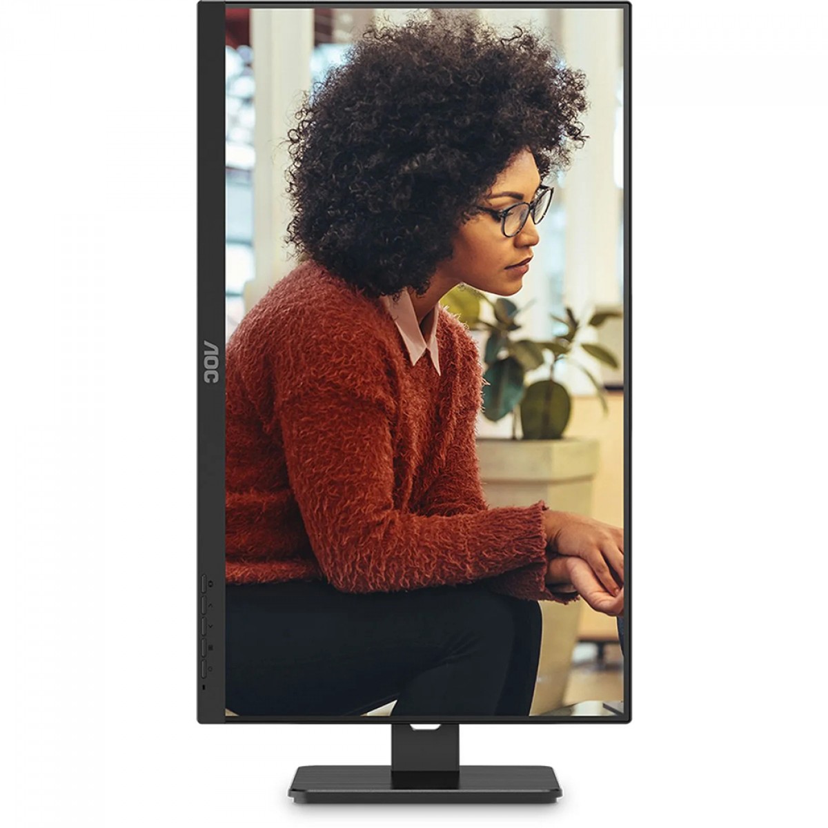 Monitor Gamer AOC 24E3QF, 23.8 Pol, Full HD, IPS, 100Hz, 4ms, Flicker Free, HDMI/DP