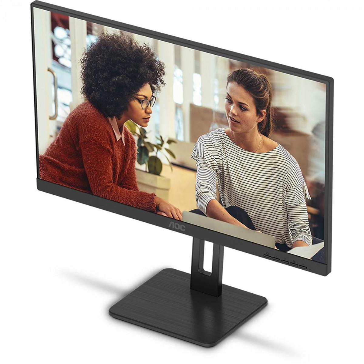 Monitor Gamer AOC 24E3QF, 23.8 Pol, Full HD, IPS, 100Hz, 4ms, Flicker Free, HDMI/DP