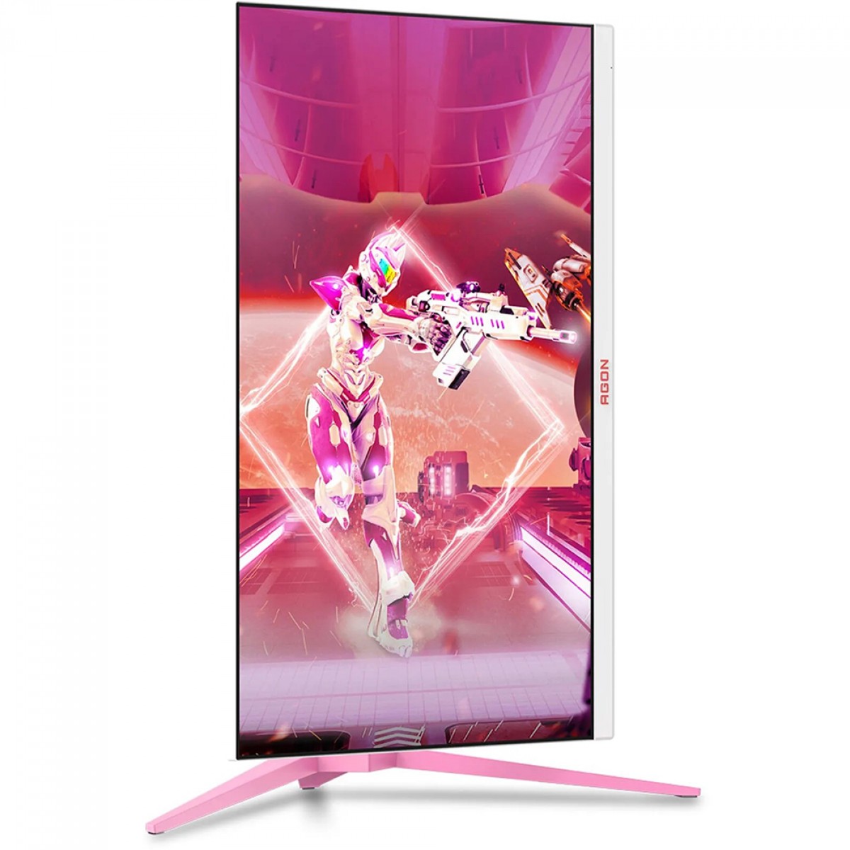 Monitor Gamer AOC Agon, 27 Pol, Quad HD, IPS, 170Hz, 1ms, HDR400, 129% sRGB, G-Sync, Pink, HDMI/DP, AG275QXR