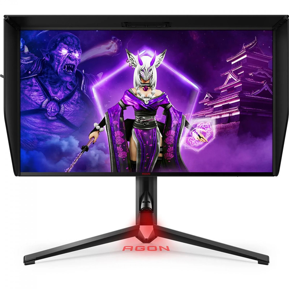Monitor Gamer AOC Agon 4 Pro, 27 Pol, 4K UHD, IPS, 144Hz, 1ms, HDR600, 133% sRGB, G-Sync, HDMI/DP, AG274UXP