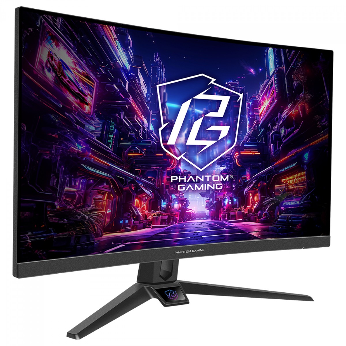 Monitor Gamer ASRock Phantom Gaming PG27FRS1A, 27 Pol, Curvo, FHD, 1ms, 280hz, 127% sRGB, VA, FreeSync, HDMI/DP