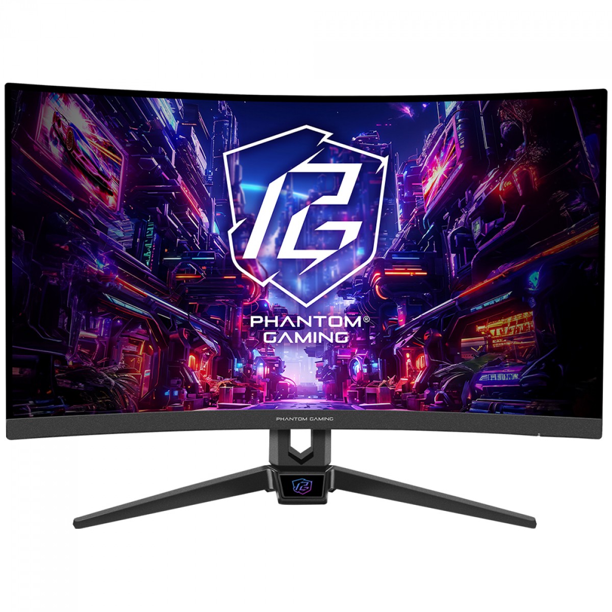 Monitor Gamer ASRock Phantom Gaming PG27FRS1A, 27 Pol, Curvo, FHD, 1ms, 280hz, 127% sRGB, VA, FreeSync, HDMI/DP