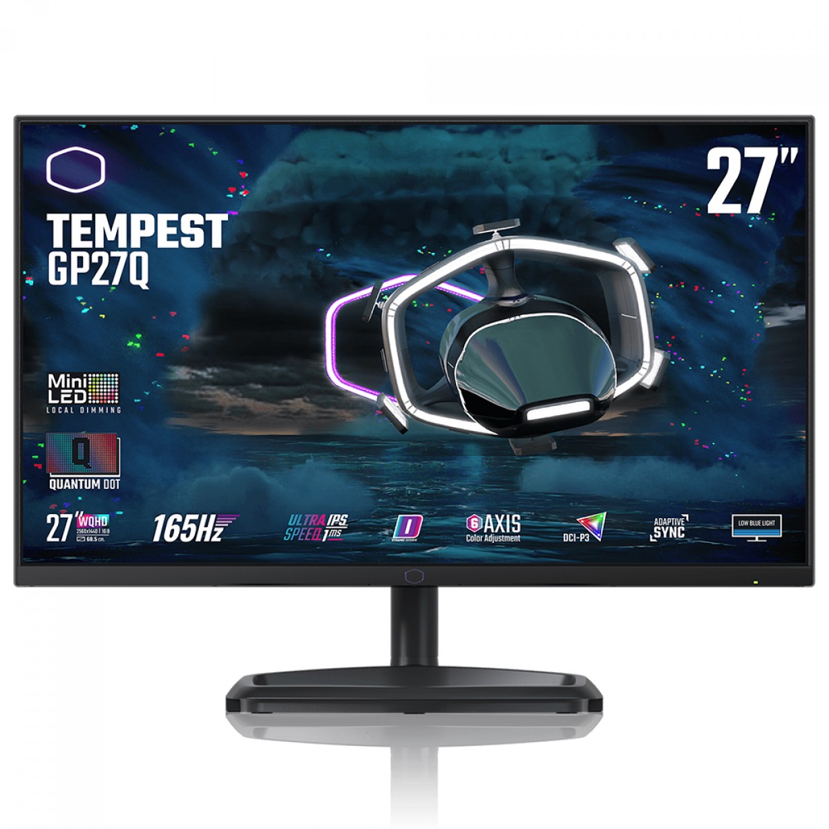 Monitor Gamer Cooler Master Tempest GP27G, 27 Pol, IPS, WQHD, 1ms ...