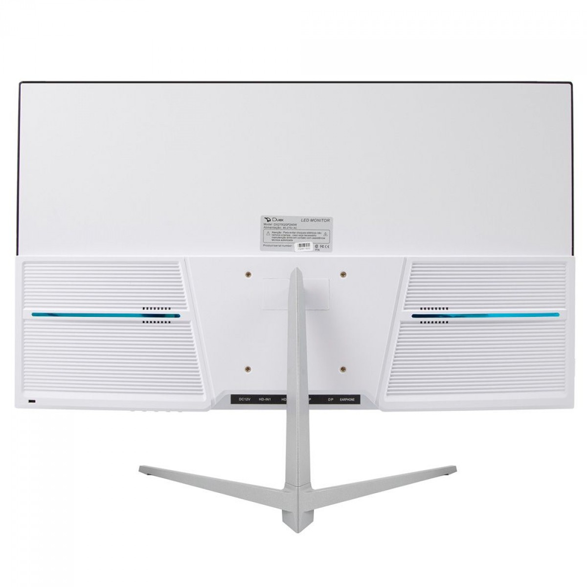 Monitor Gamer Duex, 23.8 Pol, Full HD, IPS, 100Hz, 1ms, HDR, FreeSync, HDMI/VGA, Branco, DXMO238F100WS