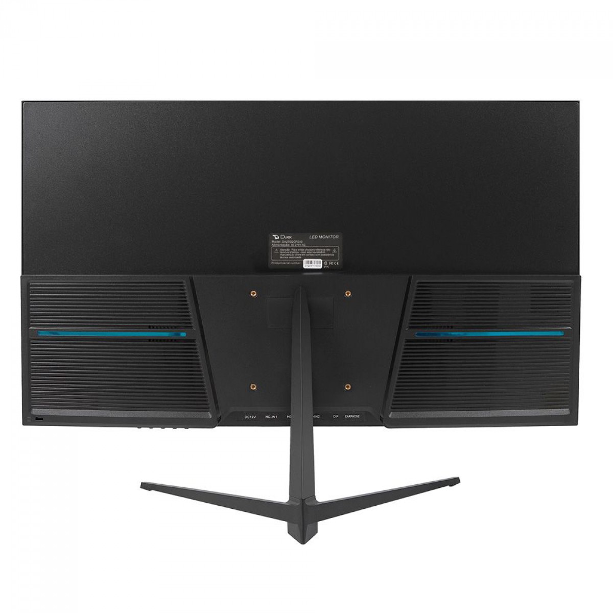Monitor Gamer Duex, 23.8 Pol, Full HD, IPS, 100Hz, 1ms, HDR, FreeSync, HDMI/VGA, Preto, DXMO238F100S