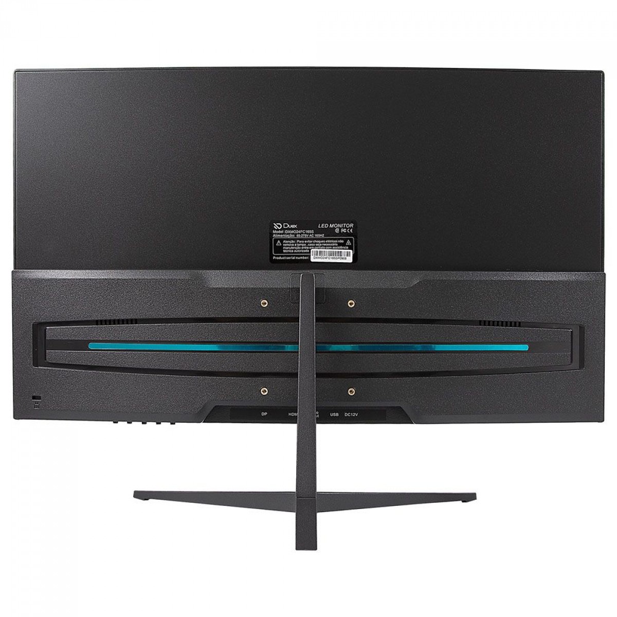 Monitor Gamer Duex, 27 Pol, Curvo, Full HD, VA, 165Hz, 1ms, HDR, 99% sRGB, FreeSync/G-Sync, HDMI/DP, Preto, DXMO27CF165S