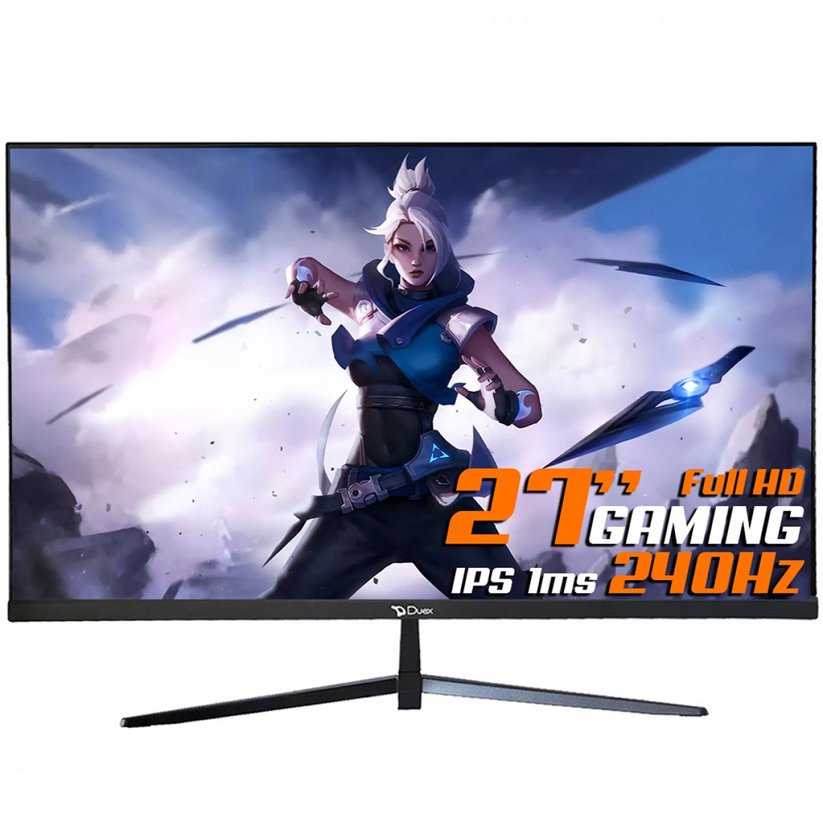 Monitor Gamer Duex, 27 Pol, Full HD, IPS, 240Hz, 1ms, HDR, FreeSync, HDMI/DP, DX270Z