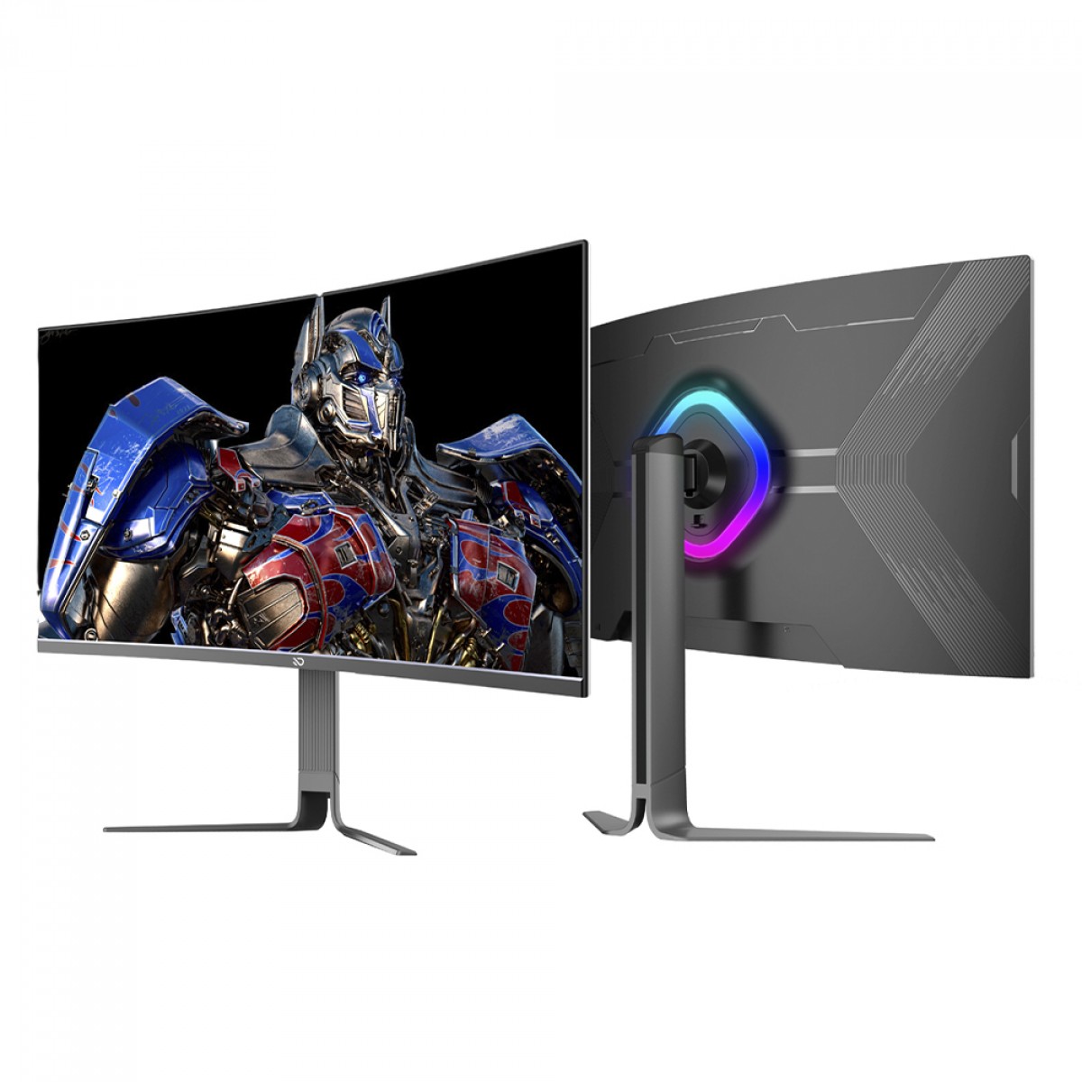 Monitor Gamer Duex Pro Oryus, 32 Pol, Curvo, Quad HD, 1ms, 180Hz, VA, 98% sRGB, FreeSync/G-Sync, HDMI/DP, DXMO32QC180L