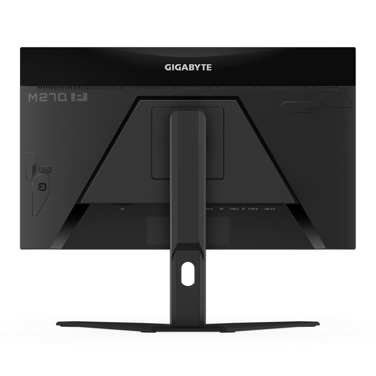Monitor Gamer Gigabyte, 27 Pol, QHD, 1ms, 165Hz, IPS, HDR, FreeSync Premium, Altura ajustável, HDMI/DP, M27Q-P