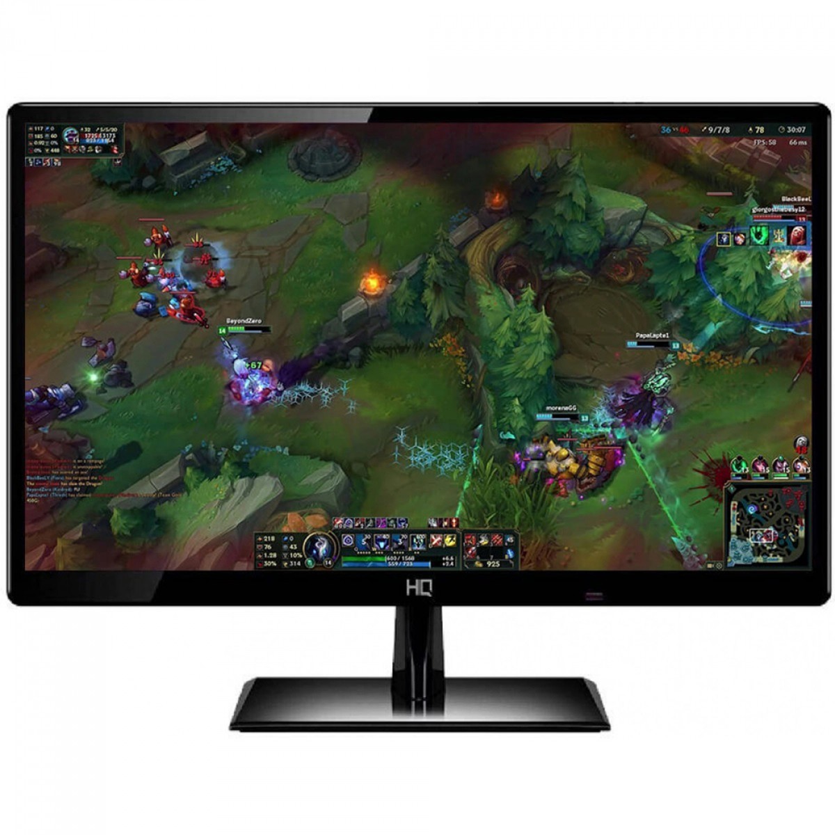 Monitor Gamer HQ 19.5 Pol, HD, HDMI/VGA, 19.5HQ-LED