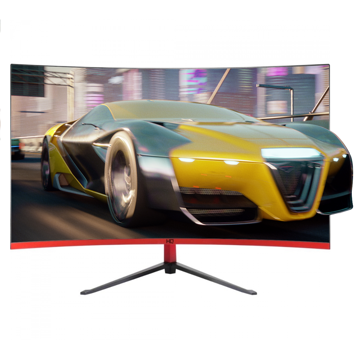 Monitor Gamer HQ 27'' PRO R3000, LED, 165Hz, 1ms, Curvo, Full HD, HDMI/Display Port