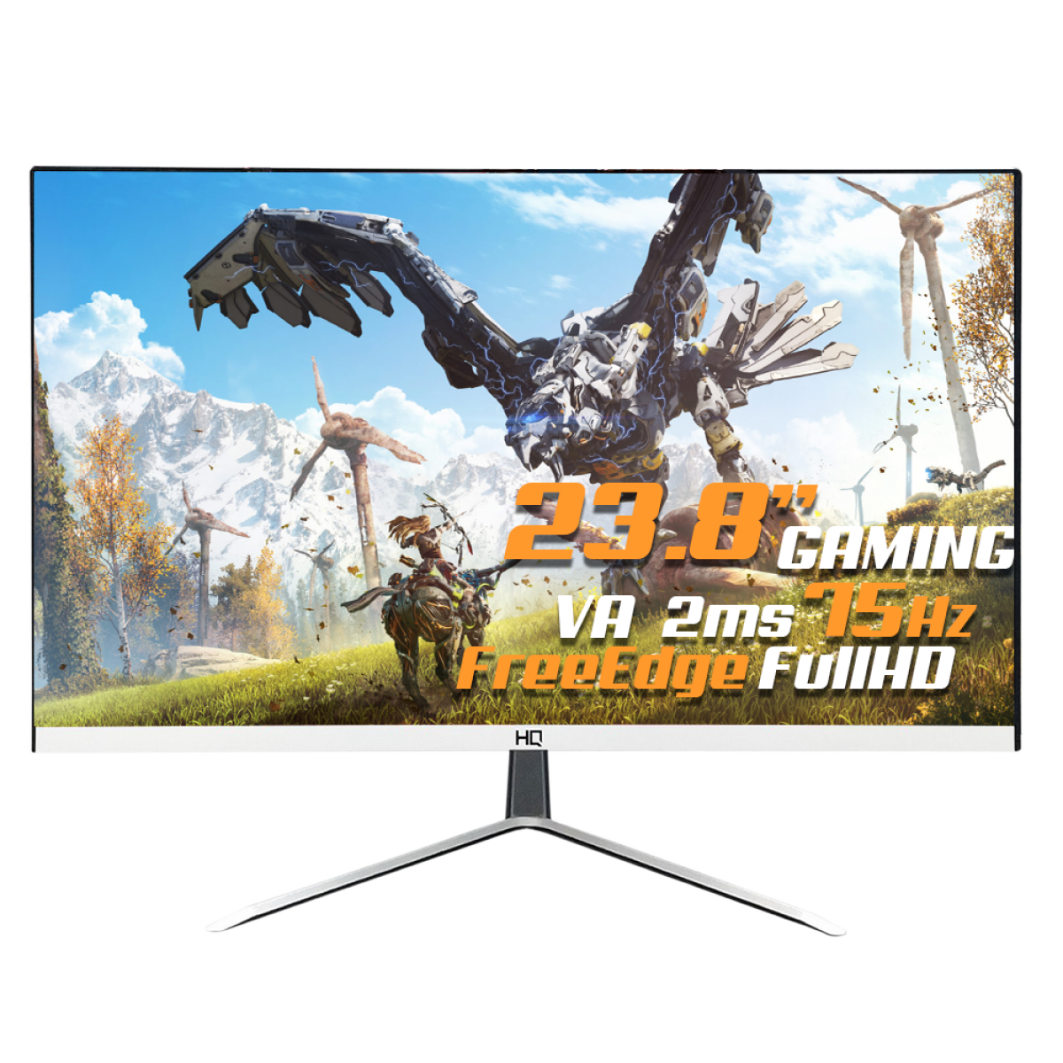 Monitor Gamer HQ LED 23.8 Pol, Full HD, Free Edge, HDMI/VGA, 24HQ-LED SB