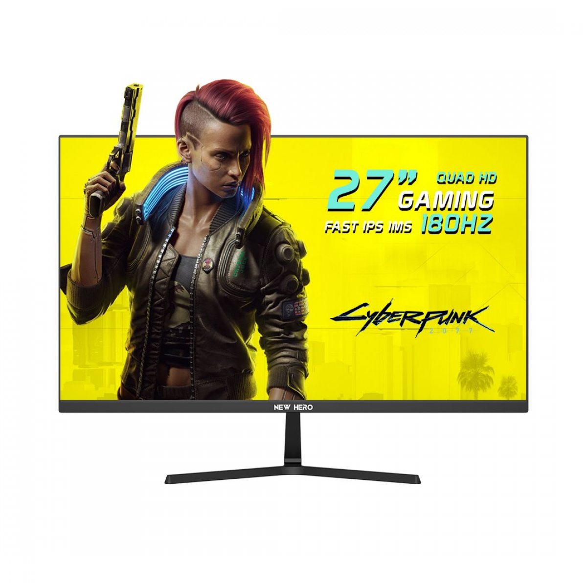 Monitor Gamer New Hero Blade Super, 27 Pol, Quad HD, 1ms, 180Hz, IPS, 99% sRGB, FreeSync, HDMI/DP, NH-S272R