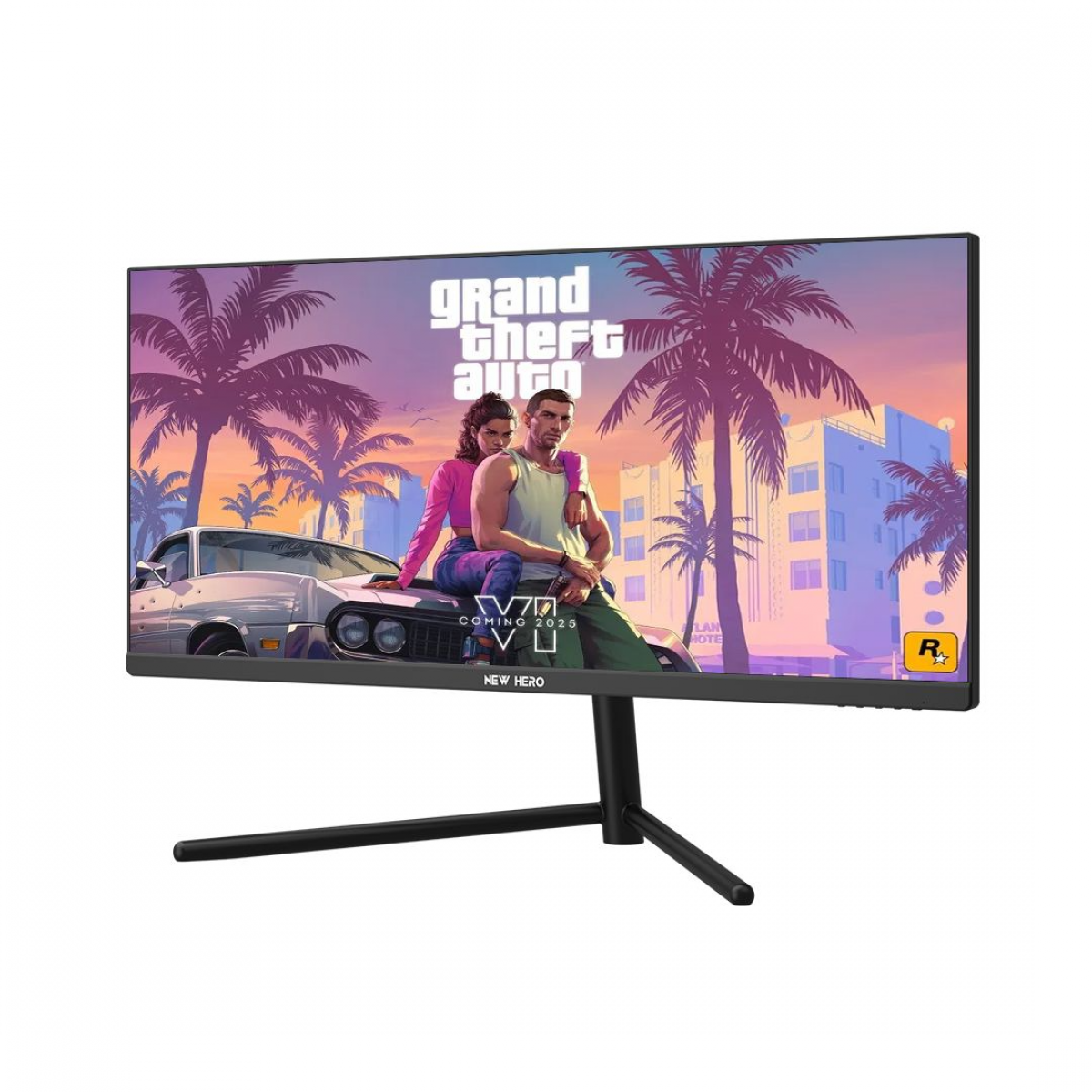 Monitor Gamer New Hero Blade Ultra, 30 Pol, Ultrawide, Full HD, 1ms, 200Hz, IPS, 105% sRGB, FreeSync, HDMI/DP, NH-E301H