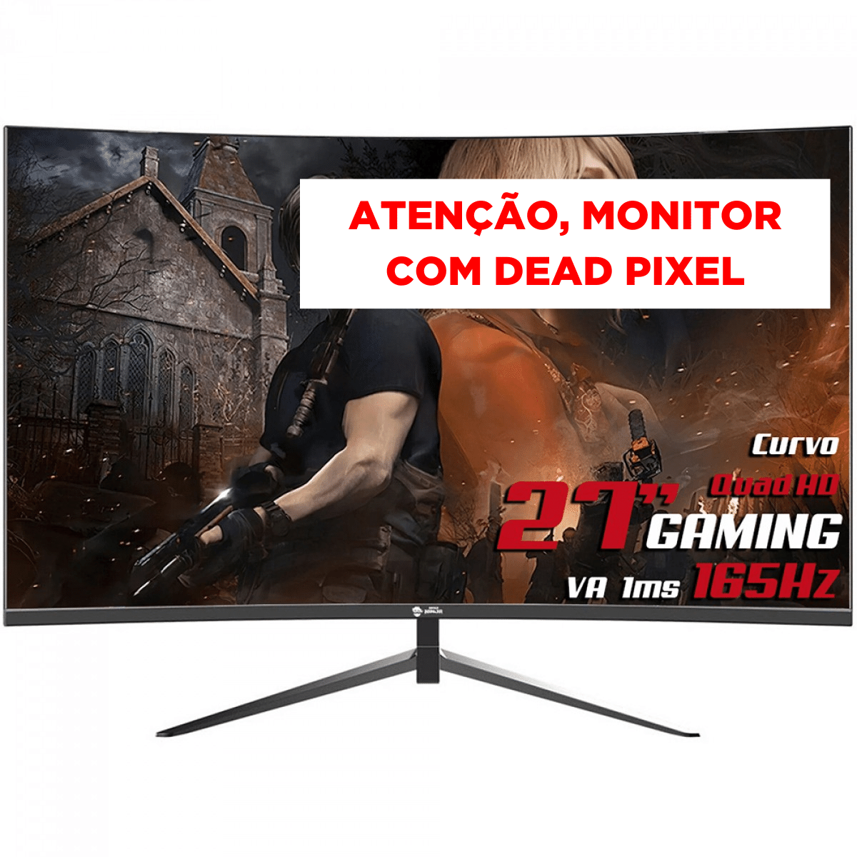 Monitor Gamer Ninja Rinnegan, 27 Pol, Curvo, QHD, 1ms, 165Hz, HDR