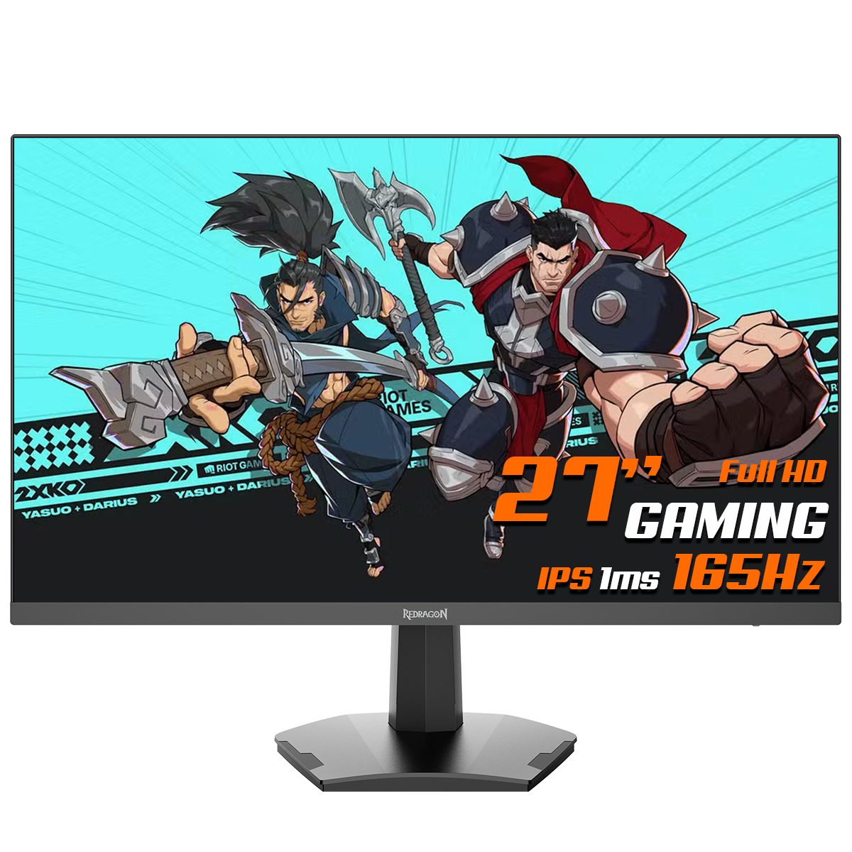Monitor Gamer Redragon Mirror, 27 Pol, Full HD, 1ms, 165Hz, HDMI/DP, GM27X5IPS