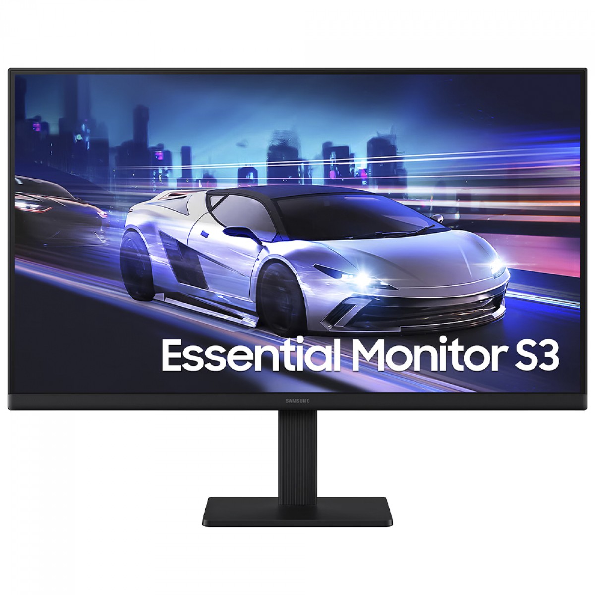 Monitor Gamer Samsung Essential S3, 24 Pol, Full HD, IPS, 120Hz, HDMI, LS24F320GALMZD