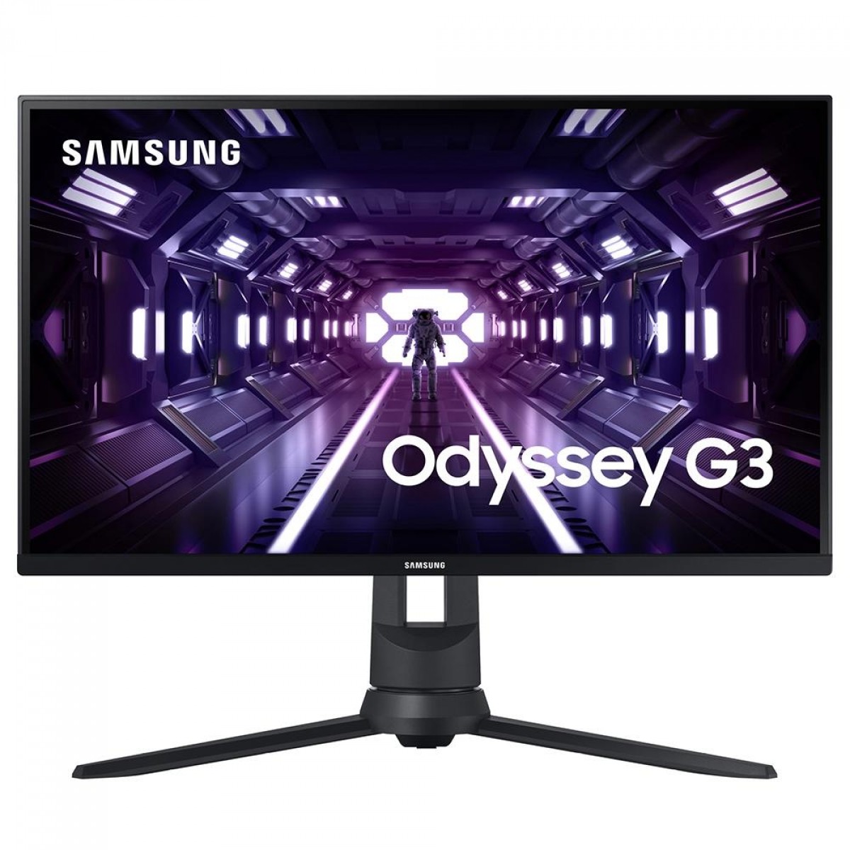 Monitor Gamer Samsung Odyssey, 24 Pol, Full HD, 144Hz, VA, 1ms, HDMI/DP/VGA, Freesync, LF24G35TFWLXZD