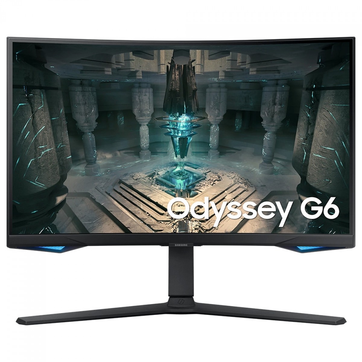 Monitor Gamer Samsung Odyssey G6, 27 Pol, Curvo, QHD, 240Hz, 1ms, HDR, FreeSync Premium, HDMI/DP, LS27BG650ELXZD