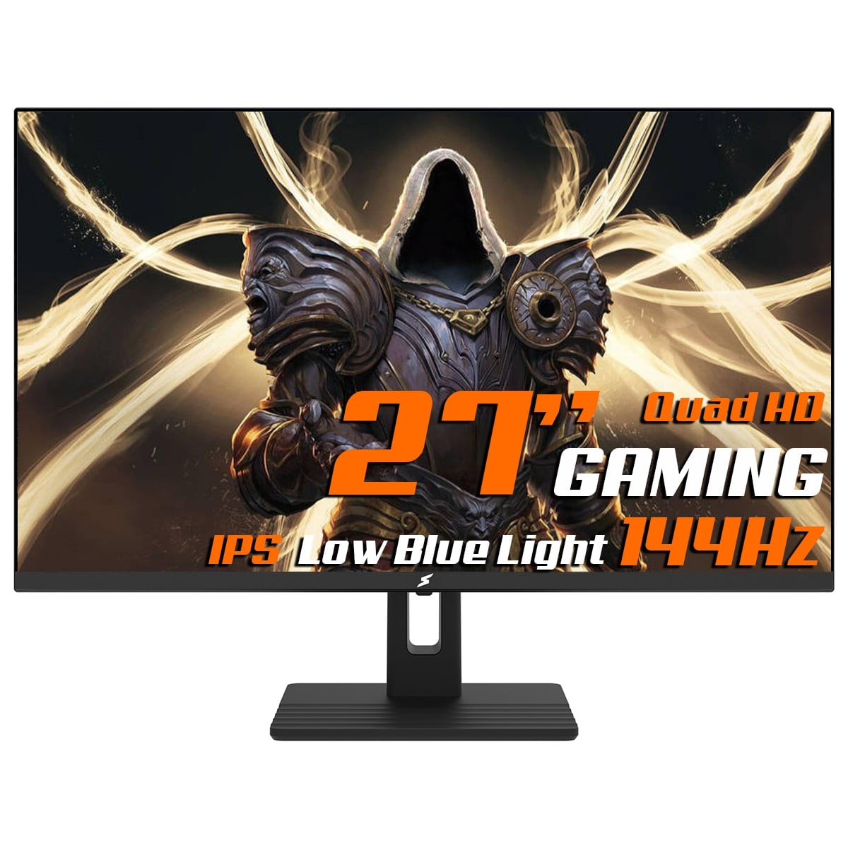 Monitor Gamer SuperFrame Ace, 27 Pol, Quad HD, 144Hz, IPS, Flicker-Free, Low Blue Light, HDMI/VGA, SF-MN-ACE27QSIFD1B