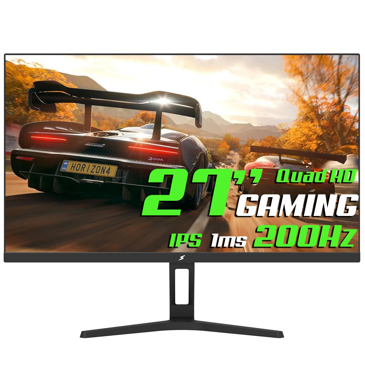 Monitor Gamer SuperFrame Ace, 27 Pol, Quad HD, IPS, 200Hz, 1ms, HDMI/DP, SF-MN-ACE27QSIFE1B