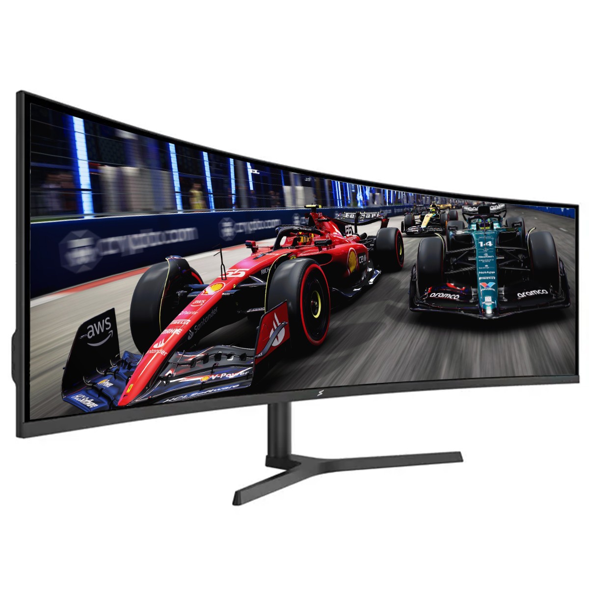 Monitor Gamer SuperFrame Enterprise, 49 Pol, Curvo, UltraWide, Dual Quad HD, VA, 1ms, 120Hz, FreeSync/G-Sync, SF-MN-ENT49QDVCC2C