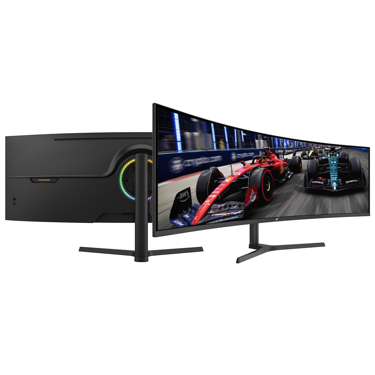 Monitor Gamer SuperFrame Enterprise, 49 Pol, Curvo, UltraWide, Dual Quad HD, VA, 1ms, 120Hz, FreeSync/G-Sync, SF-MN-ENT49QDVCC2C