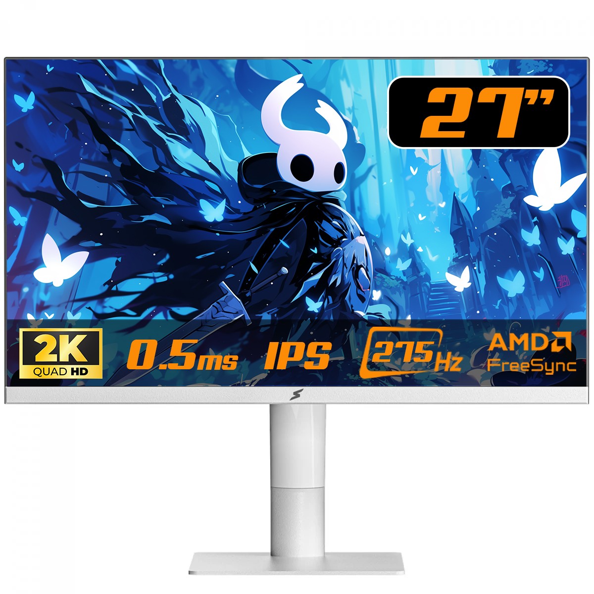 Monitor Gamer SuperFrame Orbit Plus V2, 27 Pol, Quad HD, 275Hz, IPS, 0.5ms, 99% sRGB, FreeSync/G-Sync, HDMI/DP, Branco, SF-MN-OP227QSIFE2CW