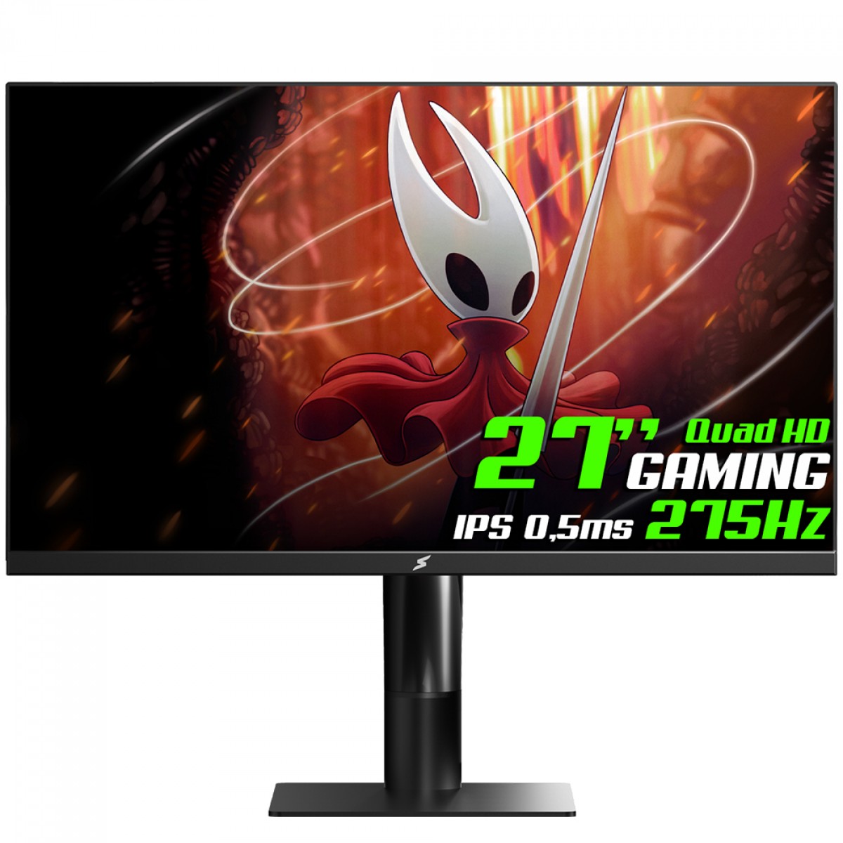Monitor Gamer SuperFrame Orbit Plus V2, 27 Pol, Quad HD, 275Hz, IPS, 0.5ms, 99% sRGB, FreeSync/G-Sync, HDMI/DP, Preto, SF-MN-OP227QSIFE2CB
