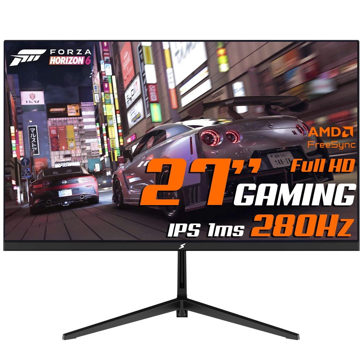 Monitor Gamer SuperFrame Precision, 27 Pol, Flat, Full HD, IPS, 1ms, 280Hz, HDR, FreeSync/G-Sync, HDMI/DP, SF-MN-PRE27FSIFE1B