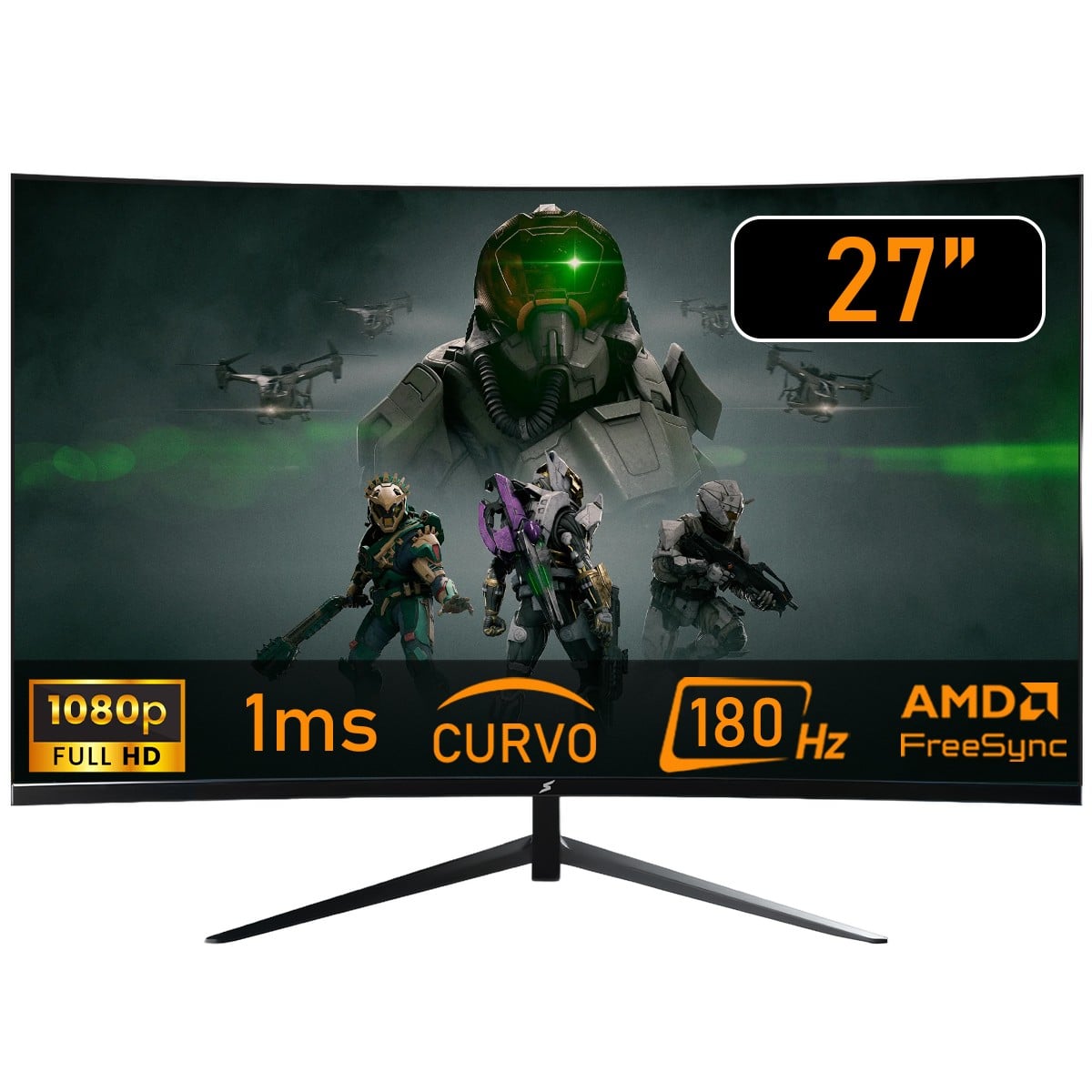 Monitor Gamer SuperFrame Precision, 27 Pol, Full