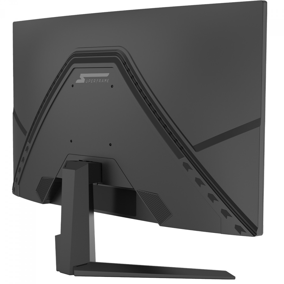 Monitor Gamer SuperFrame Ultra, 23.6 Pol, Curvo, Full HD, Fast VA, 0.5ms, 200Hz, FreeSync/G-Sync, HDMI/DP, Preto, SFUTCB-24200-FHD - Open Box