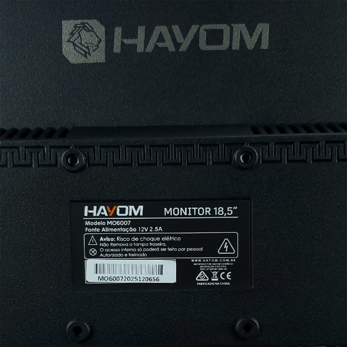 Monitor Hayom, 18,5 Pol, LED, 75Hz, HDMI/VGA, VESA, Preto, MO6007