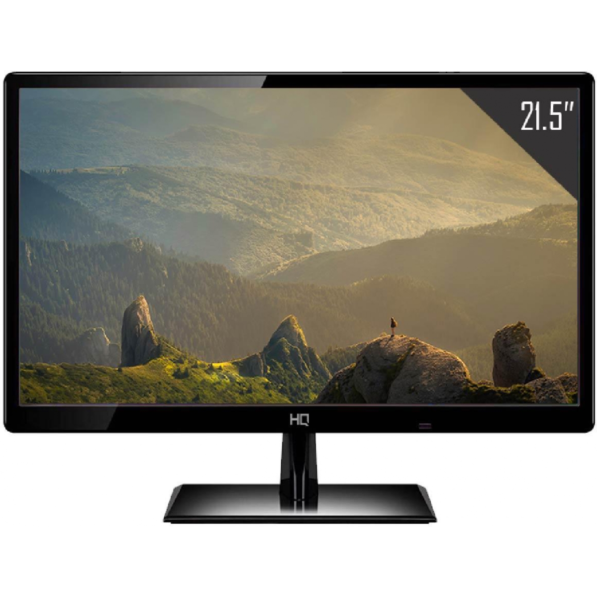 Monitor Gamer HQ LED 21.5 Pol, Full HD, HDMI/VGA, 21.5HQ-LED - Black