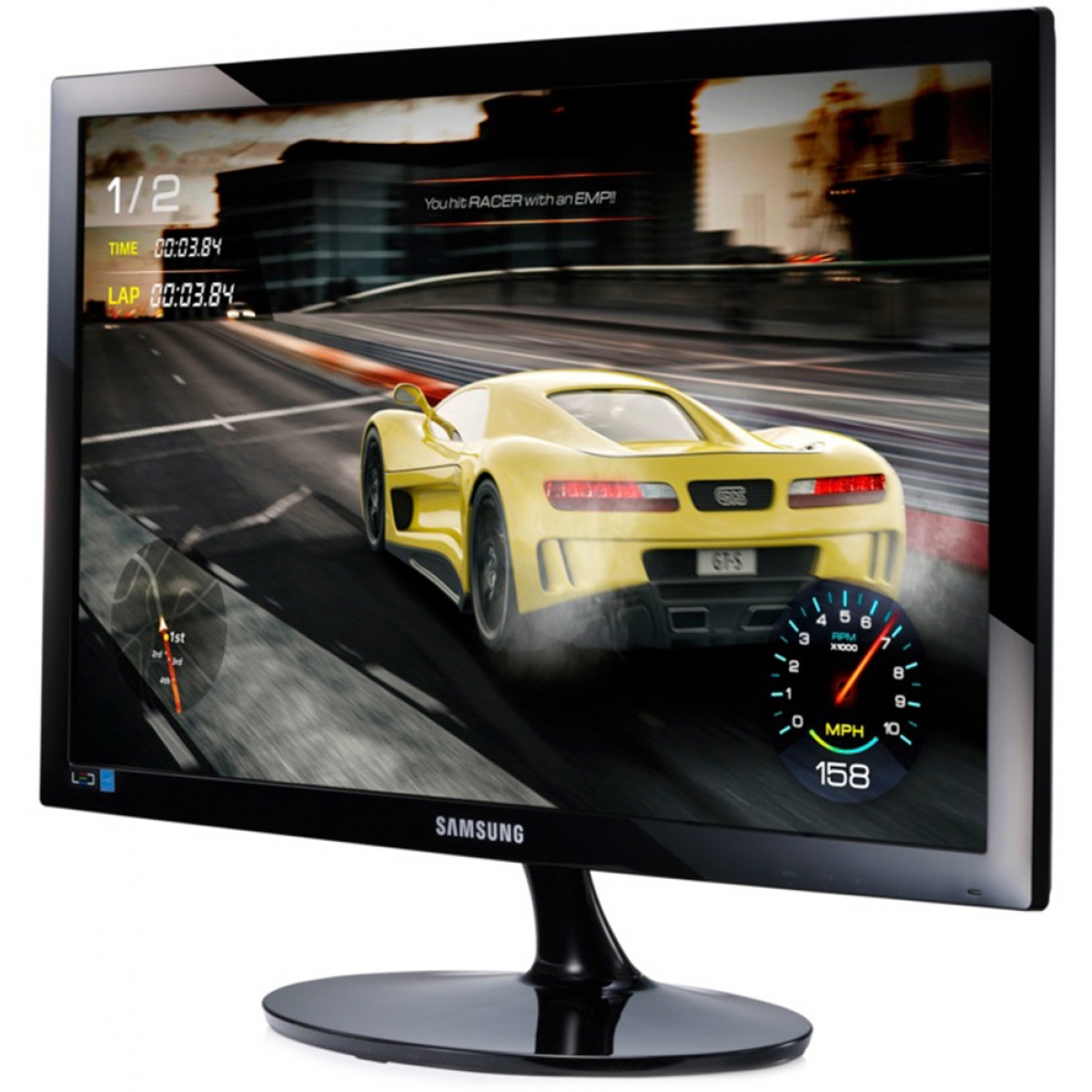 Monitor Gamer Samsung 24 Pol, Full HD, 1ms, LS24D332HSXZD