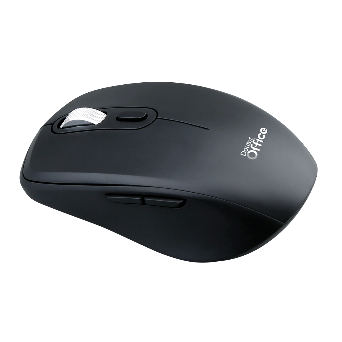 Mouse Sem Fio Dr. Office, 1600 DPI, 6 Botões, Black, MDR-0101-B