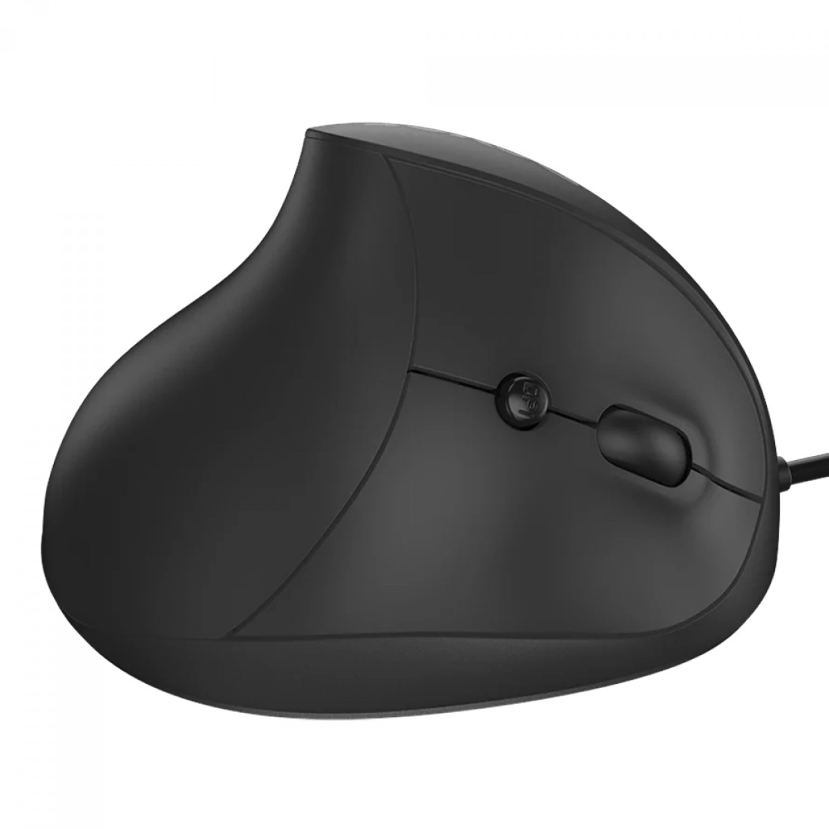 Mouse Ergonômico PCYes Rest, Vertical, 2400 DPI, 6 Botões, Preto, MRSC01