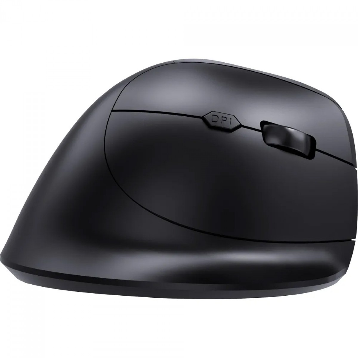 Mouse Ergonômico Vertical Fortrek Merg15, Wireless/Bluetooth/USB, 1600 DPI, 6 Botões, Preto