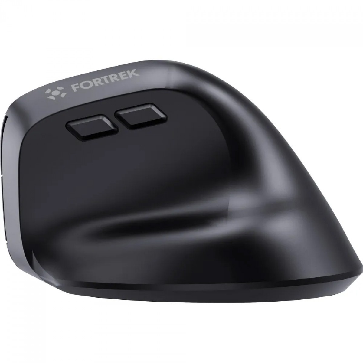 Mouse Ergonômico Vertical Fortrek Merg15, Wireless/Bluetooth/USB, 1600 DPI, 6 Botões, Preto