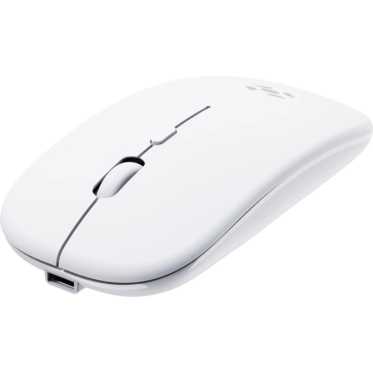 Mouse Fortrek Slim MS14, Wireless, Tri-Mode, 1600 DPI, 3 Botões, Branco, 85747