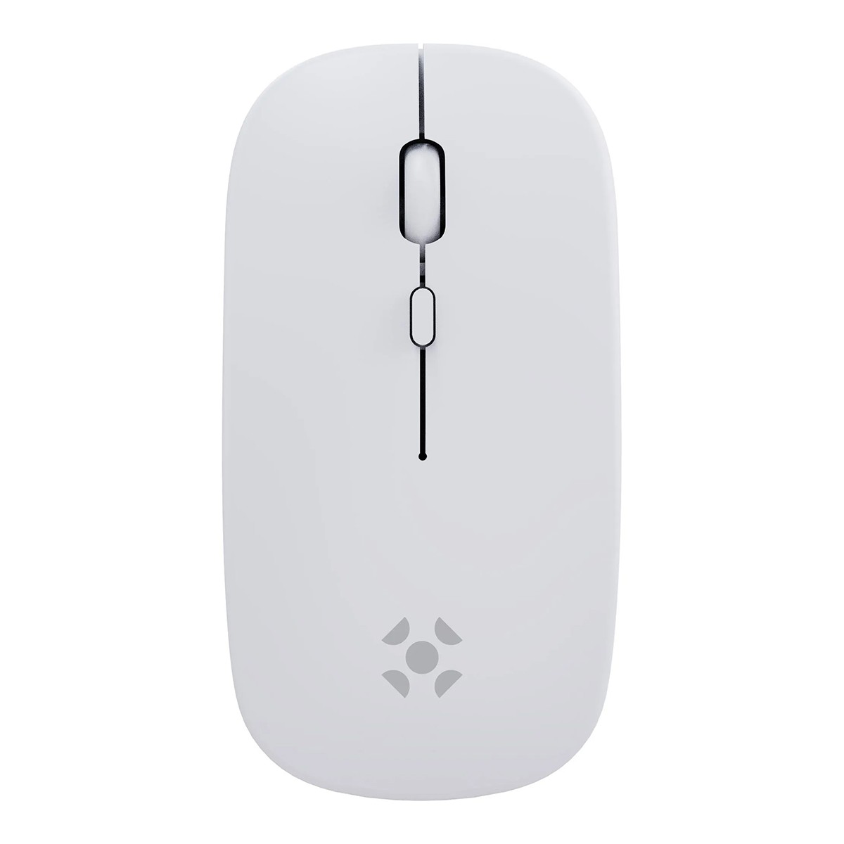 Mouse Fortrek Slim MS14, Wireless, Tri-Mode, 1600 DPI, 3 Botões, Branco, 85747