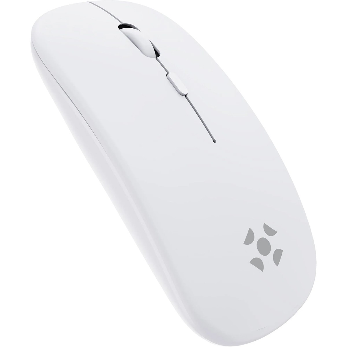 Mouse Fortrek Slim MS14, Wireless, Tri-Mode, 1600 DPI, 3 Botões, Branco, 85747
