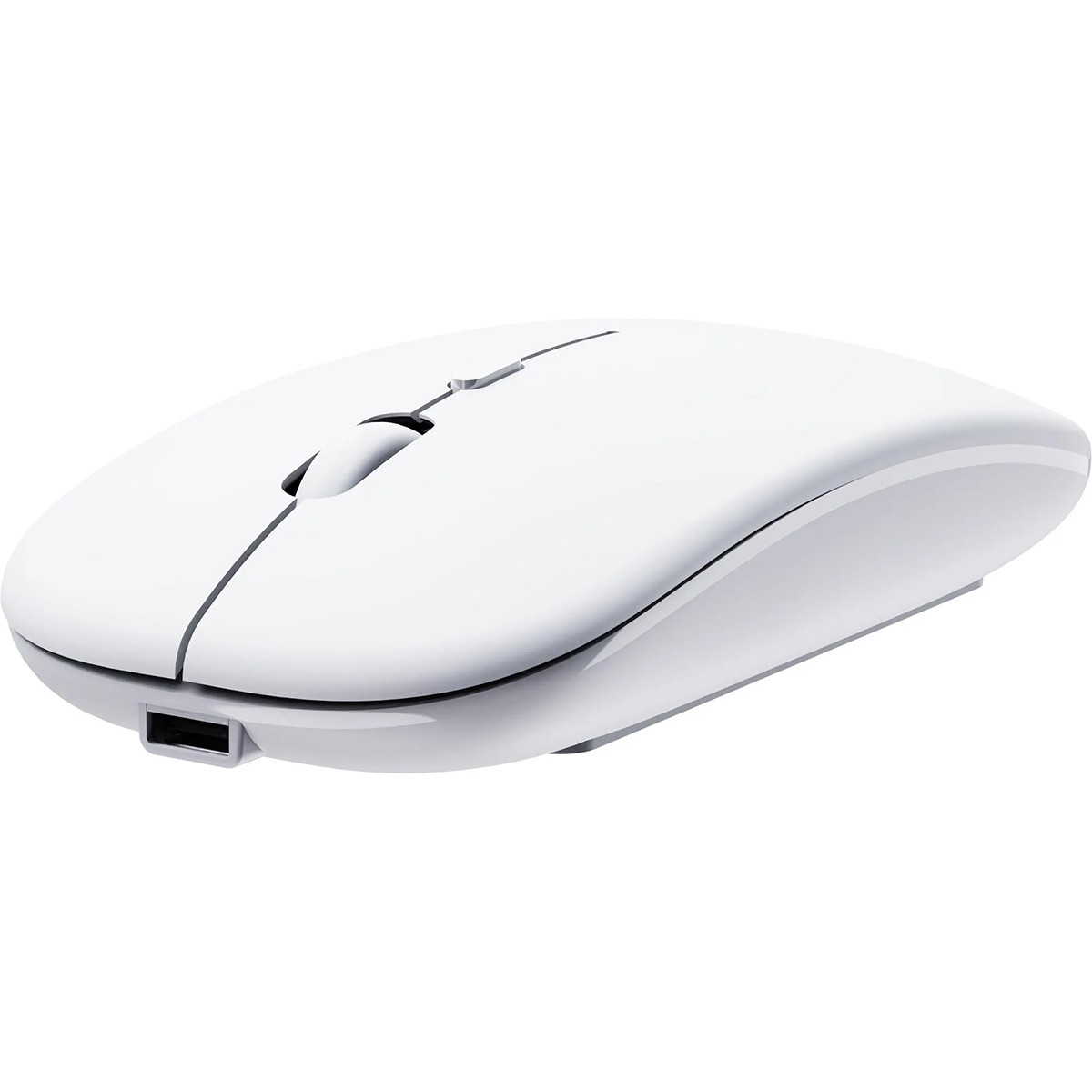 Mouse Fortrek Slim MS14, Wireless, Tri-Mode, 1600 DPI, 3 Botões, Branco, 85747