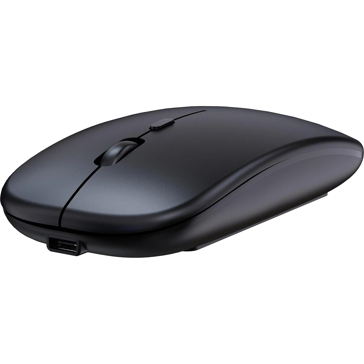 Mouse Fortrek Slim MS14, Wireless, Tri-Mode, 1600 DPI, 3 Botões, Preto, 85746