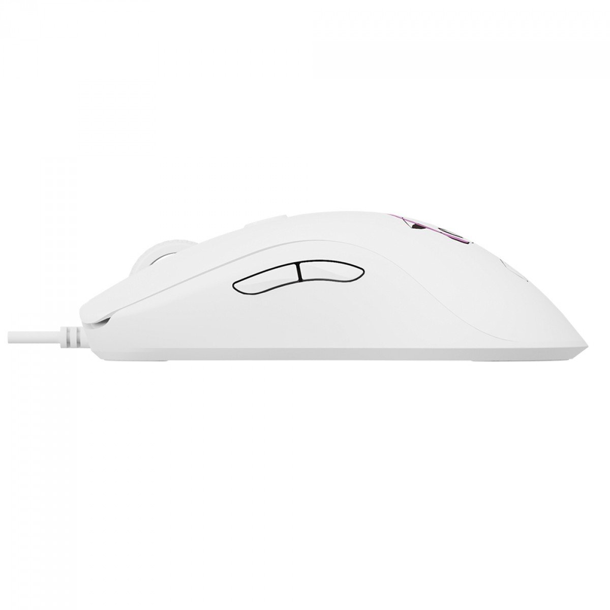 Mouse Gamer Akko AG325C 7th Anniversary, 12800 DPI, 6 Botões, Branco